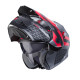 Щелепний шолом caberg enduro модель tourmax x sarabe колір матовий сірий/чорний/червоний розмір xs (пі UFOк в комплекті)