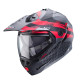 Щелепний шолом caberg enduro модель tourmax x sarabe колір матовий сірий/чорний/червоний розмір xs (пі UFOк в комплекті)