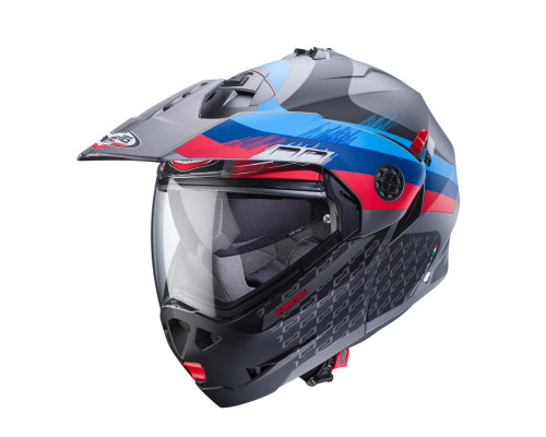 Щелепний шолом caberg enduro модель tourmax x sarabe колір матовий сірий/чорний/кольори bmw розмір l (пі UFOк в комплекті)