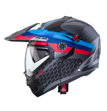 Щелепний шолом caberg enduro модель tourmax x sarabe колір матовий сірий/чорний/кольори bmw розмір m (пі UFOк в комплекті)