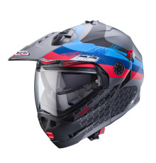 Щелепний шолом caberg enduro модель tourmax x sarabe колір матовий сірий/чорний/бмв кольори розмір s (пі UFOк в комплекті)