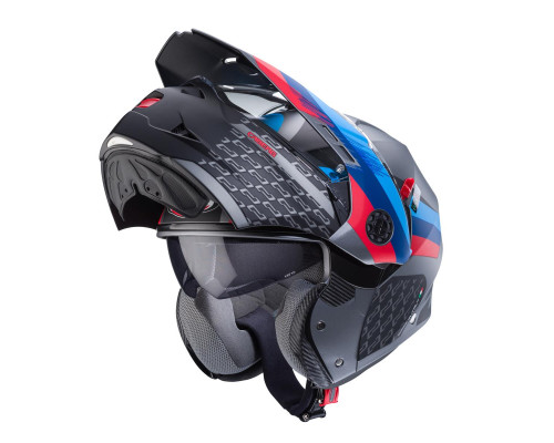Щелепний шолом caberg enduro модель tourmax x sarabe колір матовий сірий/чорний/бмв кольори розмір s (пі UFOк в комплекті)
