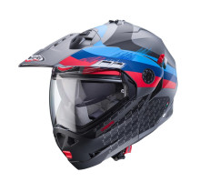 Щелепний шолом caberg enduro модель tourmax x sarabe колір матовий сірий/чорний/бмв кольори розмір s (пі UFOк в комплекті)