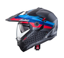 Щелепний шолом caberg enduro модель tourmax x sarabe колір матовий сірий/чорний/бмв кольори розмір xl (пі UFOк в комплекті)
