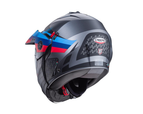 Щелепний шолом caberg enduro модель tourmax x sarabe колір матовий сірий/чорний/бмв кольори розмір xs (пі UFOк в комплекті)