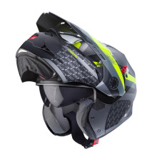 Щелепний шолом caberg enduro модель tourmax x sarabe колір матовий сірий/чорний/fluo жовтий розмір s (пі UFOк в комплекті)