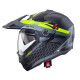 Щелепний шолом caberg enduro модель tourmax x sarabe колір матовий сірий/чорний/fluo жовтий розмір xs (пі UFOк в комплекті)