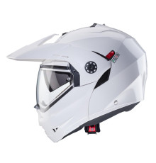 Caberg відкидний щелепний шолом enduro модель tourmax x суцільний колір білий глянець розмір s (пі UFOк в комплекті)