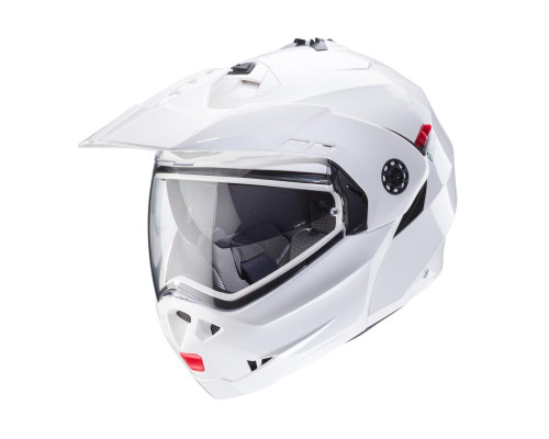 Відкидний щелепний шолом caberg enduro модель tourmax x суцільний колір білий глянець розмір xl (пі UFOк в комплекті)