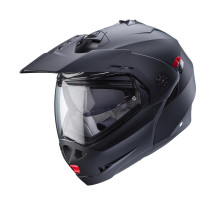 Відкидний щелепний шолом caberg enduro модель tourmax x суцільний колір матовий чорний розмір l (пі UFOк в комплекті)