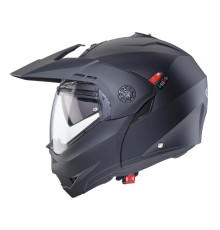 Відкидний щелепний шолом caberg enduro модель tourmax x суцільний колір матовий чорний розмір s (пі UFOк в комплекті)