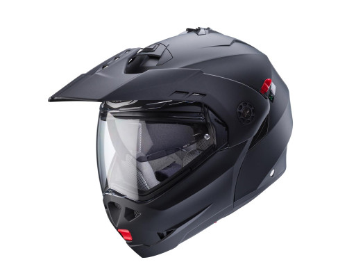 Відкидний щелепний шолом caberg enduro модель tourmax x суцільний колір матовий чорний розмір xl (пі UFOк в комплекті)