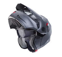 Відкидний щелепний шолом caberg enduro модель tourmax x суцільний колір матовий сірий - гарматний метал розмір m (пі UFOк в комплекті)