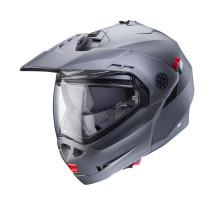 Відкидний щелепний шолом caberg enduro модель tourmax x суцільний колір матовий сірий - гарматний метал розмір s (пі UFOк в комплекті)