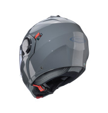 Щелепний шолом caberg модель duke evo indy колір сірий/чорний матовий розмір l (пі UFOк в комплекті)