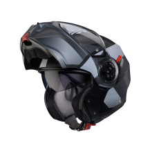 Щелепний шолом caberg модель duke evo indy колір сірий/чорний матовий розмір xs (пі UFOк в комплекті)