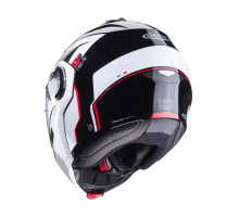 Щелепний шолом caberg модель duke evo move колір чорний/білий/червоний розмір xl (пі UFOк в комплекті)