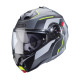 Щелепний шолом caberg модель duke evo move колір матовий сірий/чорний/fluo жовтий розмір l (пін-лок в комплекті)