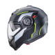 Щелепний шолом caberg модель duke evo move матовий сірий/чорний/fluo жовтий розмір m (пін-код в комплекті)