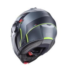 Щелепний шолом caberg модель duke evo move матовий сірий/чорний/fluo жовтий розмір s (замок в комплекті)