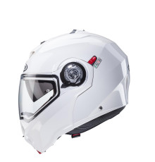 Щелепний шолом caberg модель duke evo суцільний колір білий глянець розмір xl (пі UFOк в комплекті)