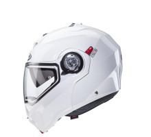 Щелепний шолом caberg модель duke evo суцільний колір білий глянець розмір xl (пі UFOк в комплекті)