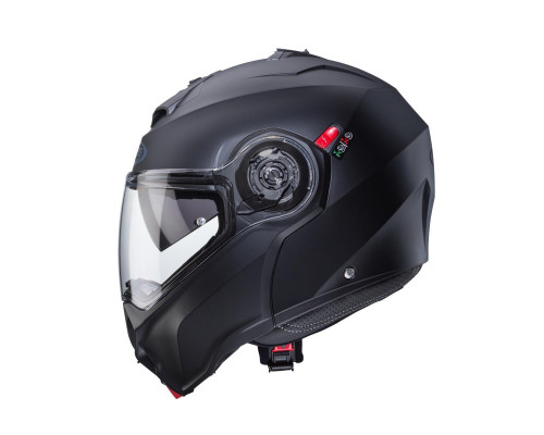 Щелепний шолом caberg модель duke evo однотонний матовий чорний, розмір m (пі UFOк в комплекті)