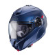Відкидний щелепний шолом caberg модель duke evo однотонний матовий синій (YAMAHA) розмір m (замок в комплекті)