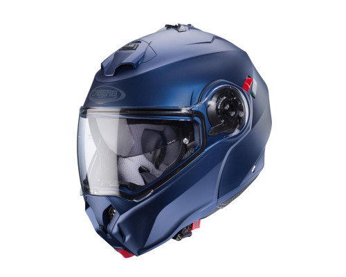 Відкидний щелепний шолом caberg модель duke evo однотонний матовий синій (YAMAHA), розмір s (замок в комплекті)