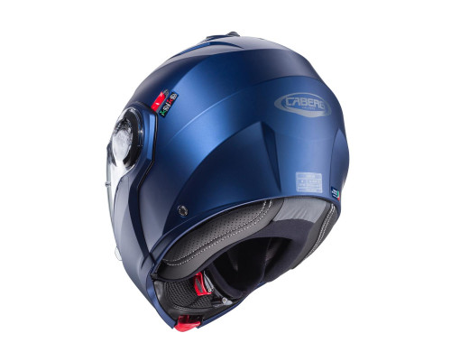Відкидний щелепний шолом caberg модель duke evo однотонний колір матовий синій (YAMAHA) розмір xs (пі UFOк в комплекті)