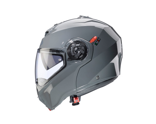 Щелепний шолом caberg модель duke evo однотонний колір сірий глянцевий розмір xl (в комплекті є пі UFOк)