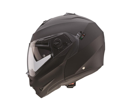 Щелепний шолом caberg модель duke ii (пі UFOк) колір матовий чорний розмір xs (5/5 зірок в різких тестах)