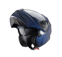Щелепний шолом caberg модель duke ii (pinlock) колір синій (YAMAHA) (5/5 зірок в тестах на різкість) розмір s