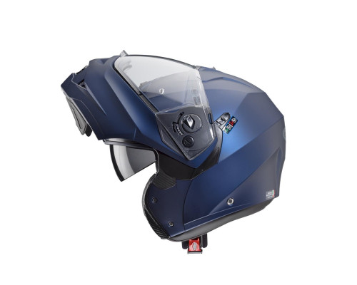 Щелепний шолом caberg модель duke ii (пі UFOк) колір синій (YAMAHA) (5/5 зірок в тестах на різкість) розмір xs