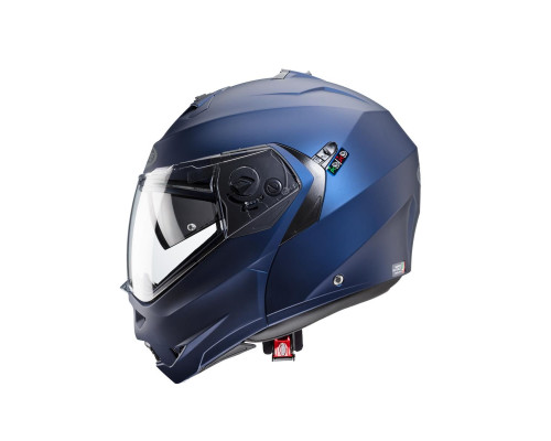 Щелепний шолом caberg модель duke ii (пі UFOк) колір синій (YAMAHA) (5/5 зірок в тестах на різкість) розмір xs