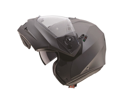 Щелепний шолом caberg модель duke ii (пі UFOк) матово-сірий (5/5 зірок в тестах на різкість) розмір xs