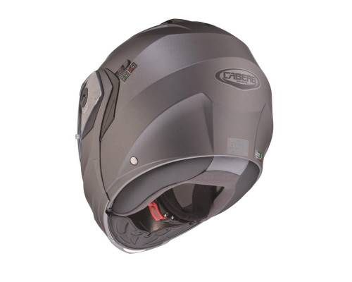 Щелепний шолом caberg модель duke ii (пі UFOк) матово-сірий (5/5 зірок в тестах на різкість) розмір xs
