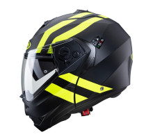 Щелепний шолом caberg модель duke ii superlegend матовий чорний/жовтий fluo колір матовий чорний/жовтий fluo розмір l