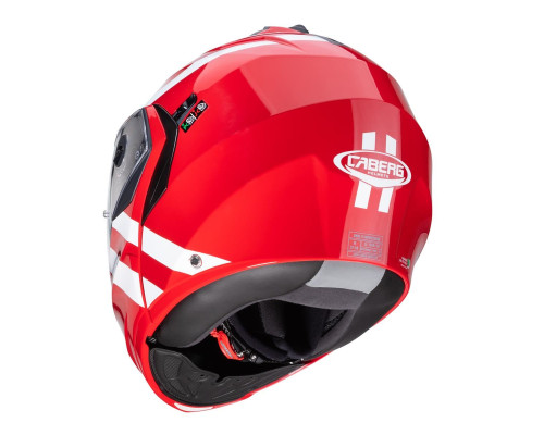 Щелепний шолом caberg модель duke ii superlegend red/white колір червоний/білий розмір m