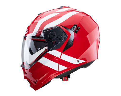 Щелепний шолом caberg модель duke ii superlegend red/white колір червоний/білий розмір m
