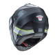 Щелепний шолом caberg модель duke ii tour (pinlock) колір чорний/сірий/жовтий fluo mat (5/5 зірок в тестах на різкість) розмір xs