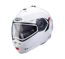 Щелепний шолом caberg модель duke x суцільний колір білий глянець розмір xs (пі UFOк в комплекті)
