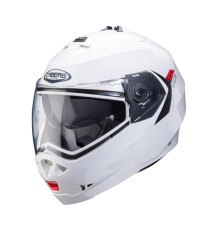 Щелепний шолом caberg модель duke x суцільний колір білий глянець розмір xs (пі UFOк в комплекті)