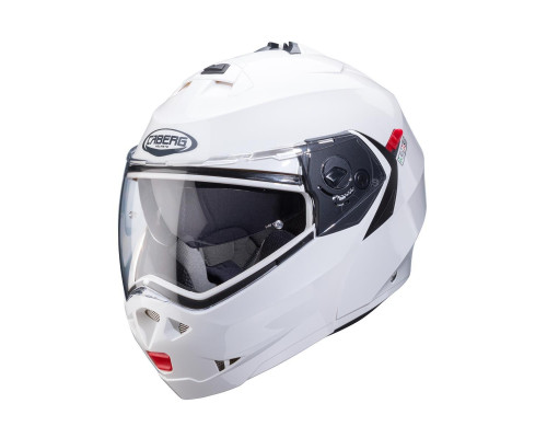 Щелепний шолом caberg модель duke x суцільний колір білий глянець розмір xs (пі UFOк в комплекті)