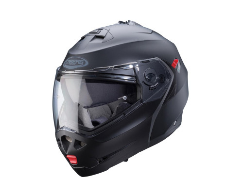 Щелепний шолом caberg модель duke x суцільний матовий чорний колір розмір l (пі UFOк в комплекті)