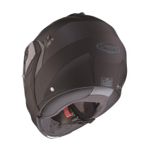 Щелепний шолом caberg модель duke x однотонного матового чорного кольору, розмір m (пі UFOк в комплекті)