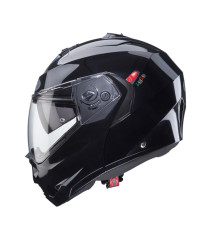 Щелепний шолом caberg відкидний модель duke x суцільний колір глянцевий чорний (розумний - без штифтового замка в комплекті) розмір s