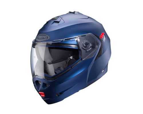 Відкидний щелепний шолом caberg модель duke x solid матовий blue (YAMAHA) розмір l (замок входить до комплекту)