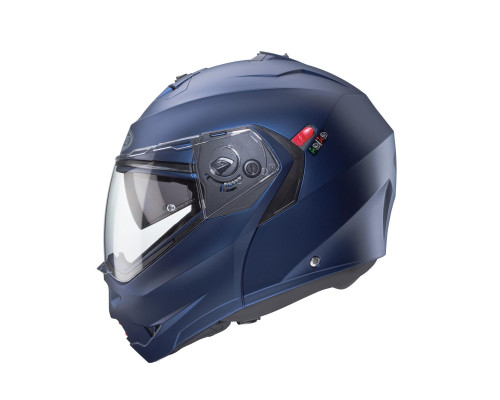 Відкидний щелепний шолом caberg модель duke x однотонний матовий синій (YAMAHA) розмір s (замок в комплекті)