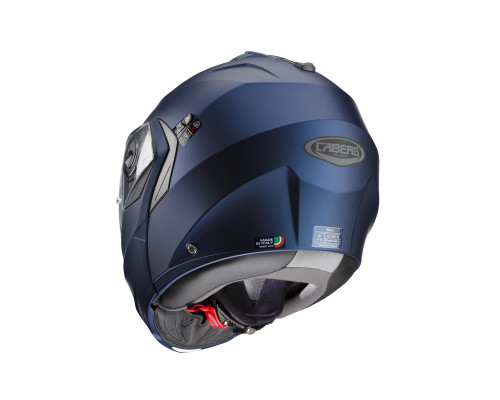 Відкидний щелепний шолом caberg модель duke x однотонний матовий синій (YAMAHA) розмір s (замок в комплекті)